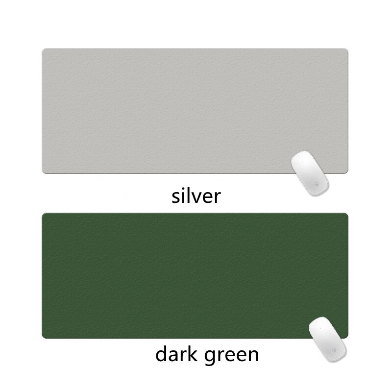 PU Leather Mouse Pad Laptop Computer Desk Mat Home Office Waterproof Anti-slip Modern Keyboard Mice Pad Writing Mat: 21x26cm F