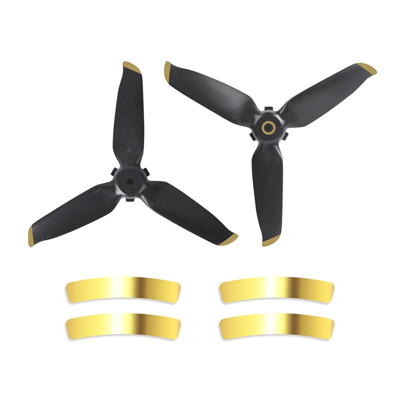 Quick Release 5328S Propellers for DJI FPV Combo Props Paddle Blade Replacement Wing Fan Spare Part for DJI FPV Drone Accessory: 1 pair gold