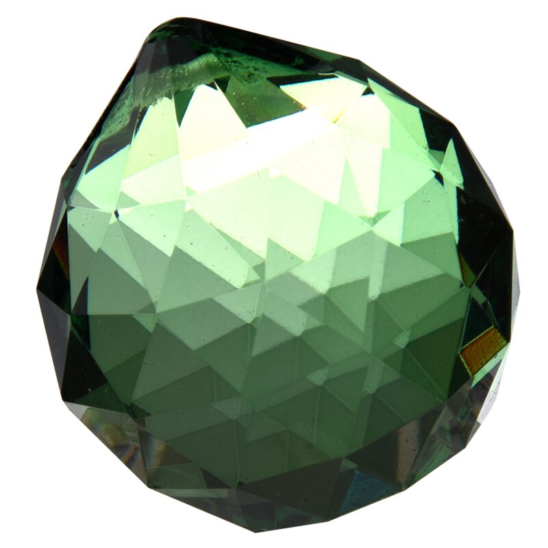 40mm feng shui kristallen bol - groen