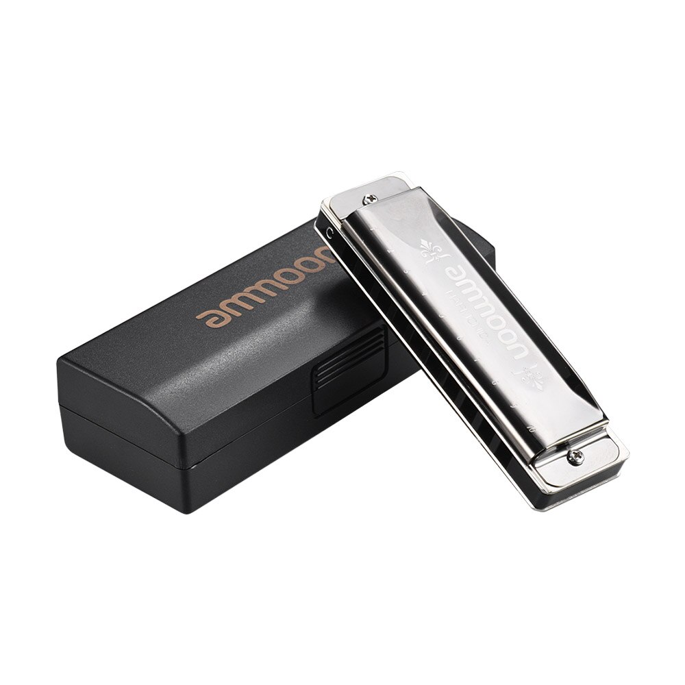 10 Lu00f6cher Mundharmonika 20 Ton Diatonic Blues M Produktbild-Vorschau 13