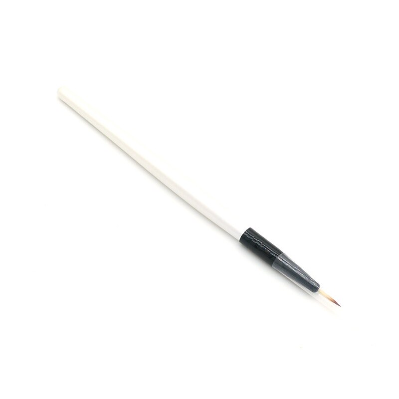 Boitzki-pincel de maquillaje para mujer, brocha cosmética para ojos, sombra de ojos, herramienta para cejas, delineador de ojos, brocha para delineador de ojos para: White