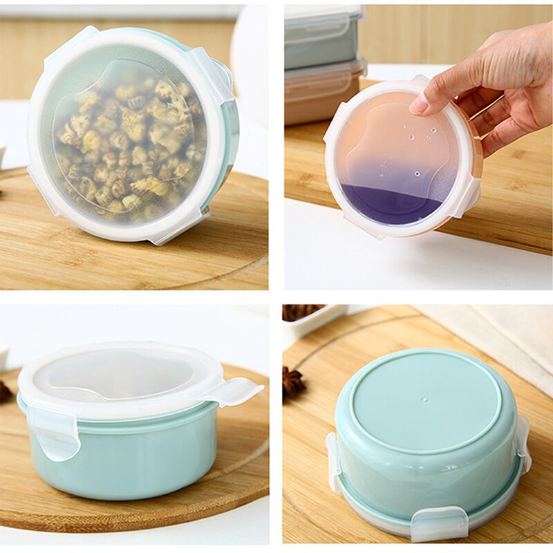 Portable Bento Box Microwavable Lunch Boxes For Kids Picnic Food Container Storage Round/square Meal Prep Container