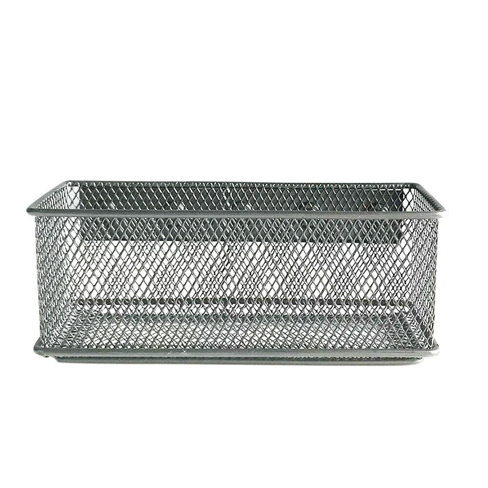 Wire Mesh Magnetic Storage Basket Refrigerator Cabinet Suction Basket Whiteboard Document Magnetic Tray Organizer