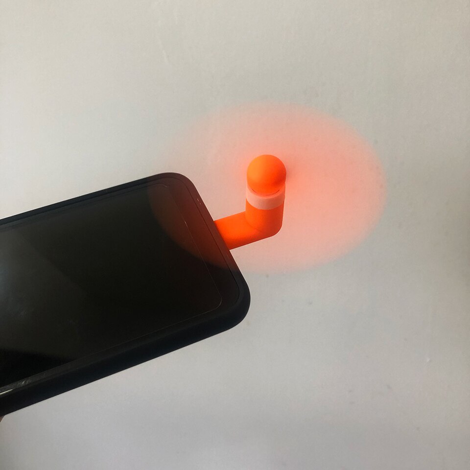 Portable Flexible Mini USB Fan Cooler USB Type C Cute Removable USB Gadgets Low power for Mobile Phone Powerbank PC Laptop
