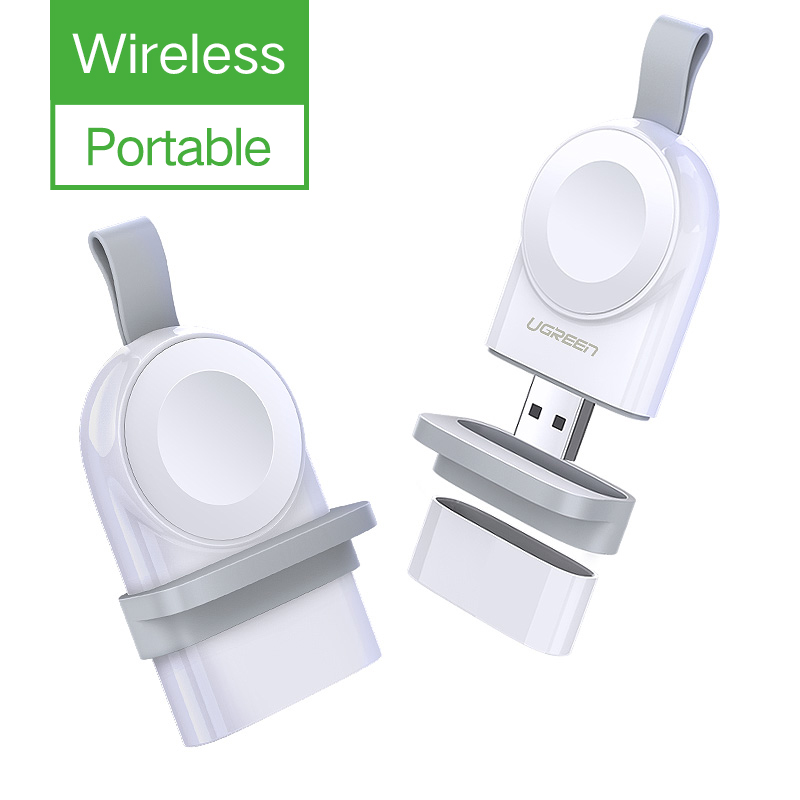 Ugreen Drahtlose Ladegerät für Apple Uhr Ladegerät Serie 5 4 3 2 1 Tragbare MFi USB Ladegerät Für Apple 3 magnetische Drahtlose Lade: wireless charger