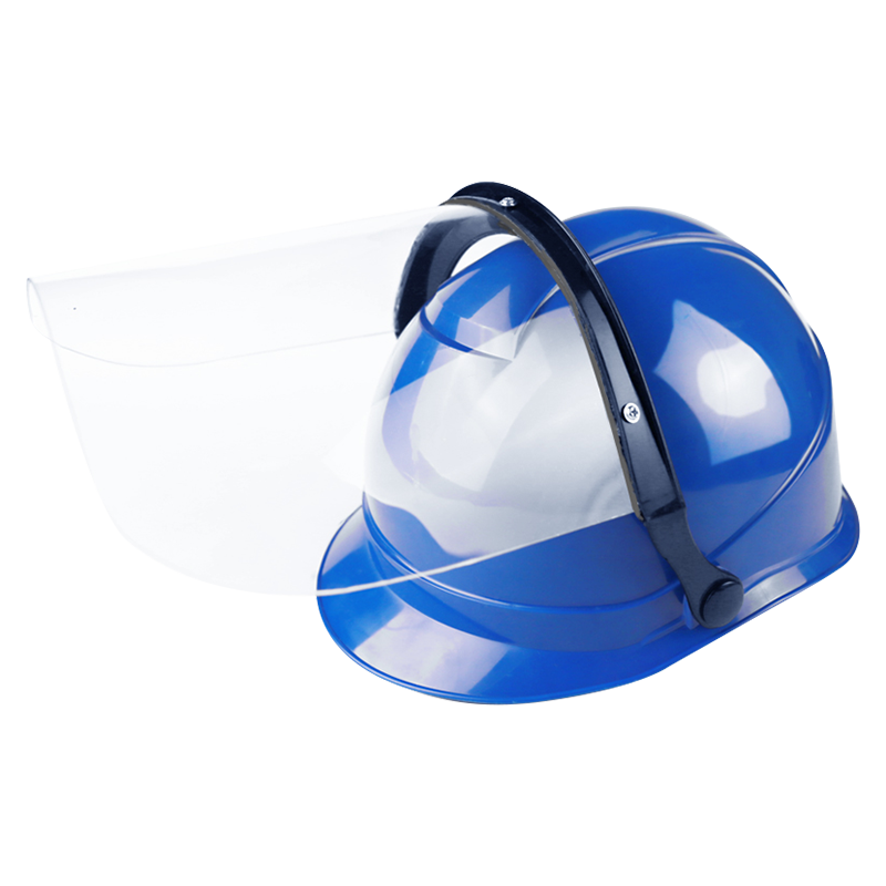 CK Tech. Casque de sécurité électrique , Standard National, Construction, Protection complète du visage, avec masque Transparent: CKT-MP2099B