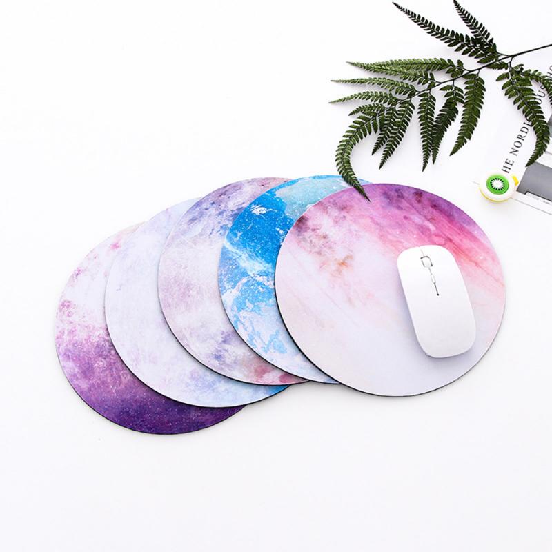 Mouse Pads Beautiful Computer Mouse Padding Rubber Thickening Cartoon Round Animal Mouse Pad For MacBook Xiaomi Mousepad