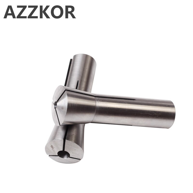 Morse taper R8 Round Clamping Collet Carbon steel Suitable for R8 spindle taper hole milling machines,grinding machines AZZKOR