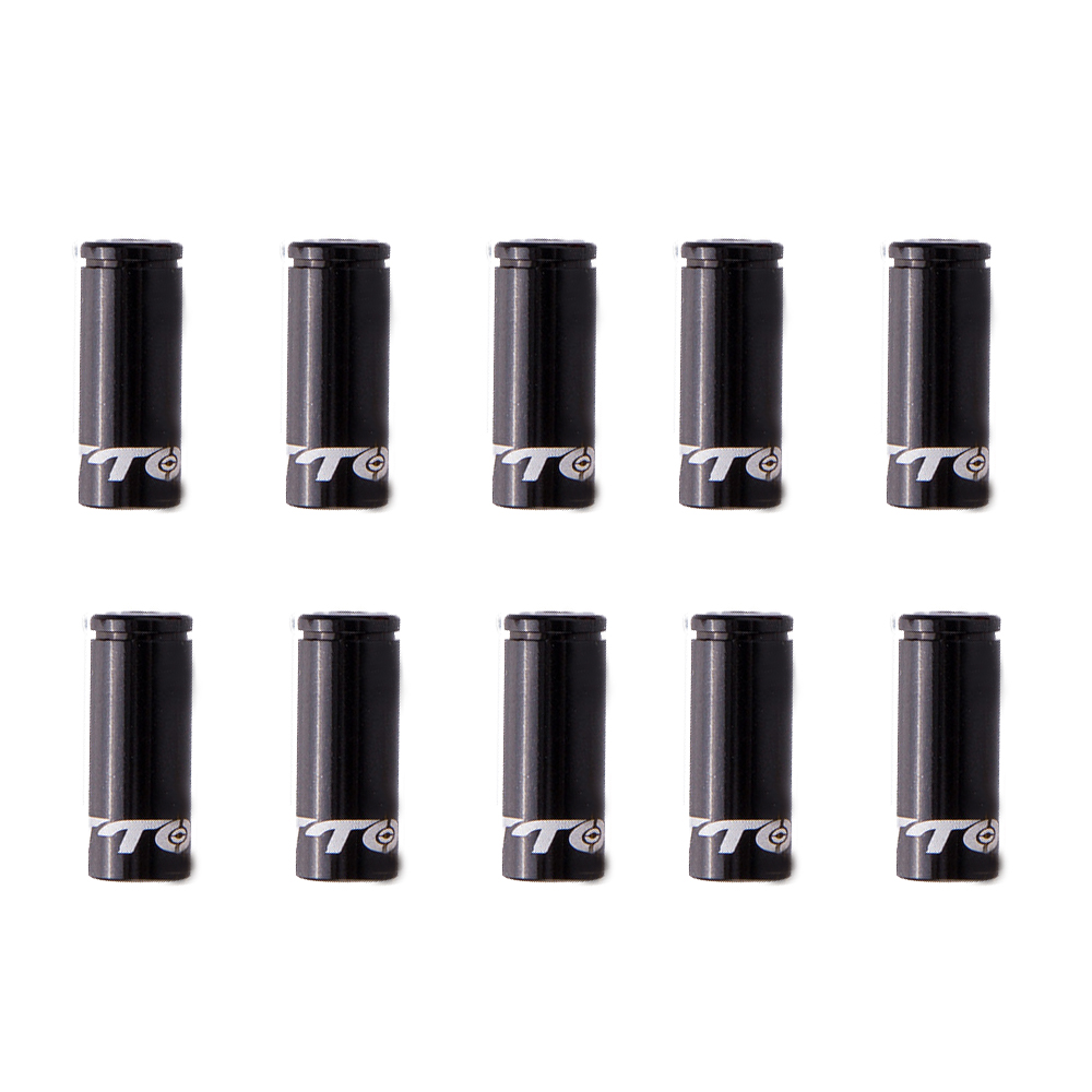Embouts de câble de vélo, ZTTO Embouts de câble de vélo Embouts de câble de frein réutilisables pour VTT, vélo de route(le noir