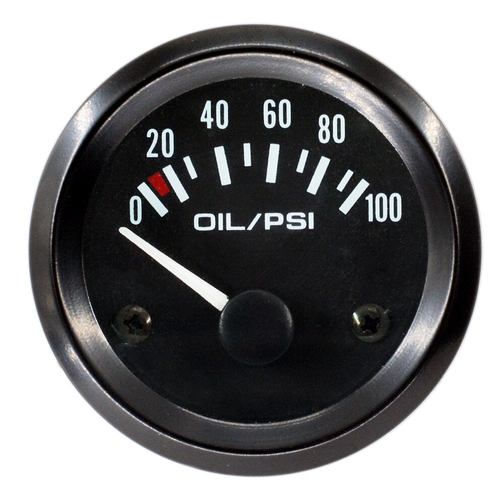 Dragon General 52mm Auto Car Modification 12v Automobile Oil Pressure Gauge 0-120 Psi Press Meter Pods