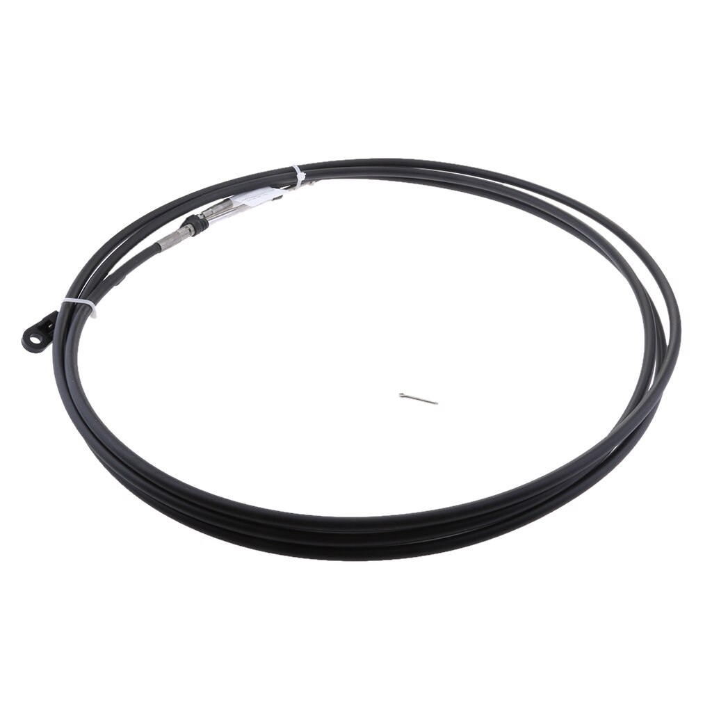 Universal Throttle Cable Black for Marine Boat Motor Control Lever 26 FT