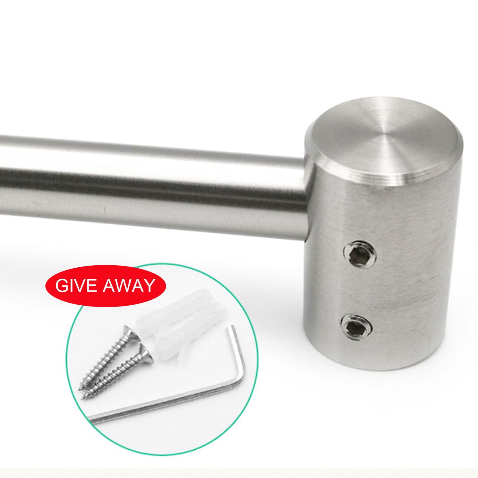 Removable Stainless Steel Rack kitchen Tools kitchen ladle rack with 7 hook furniture wall rail hanging hook Kitchen Accessories