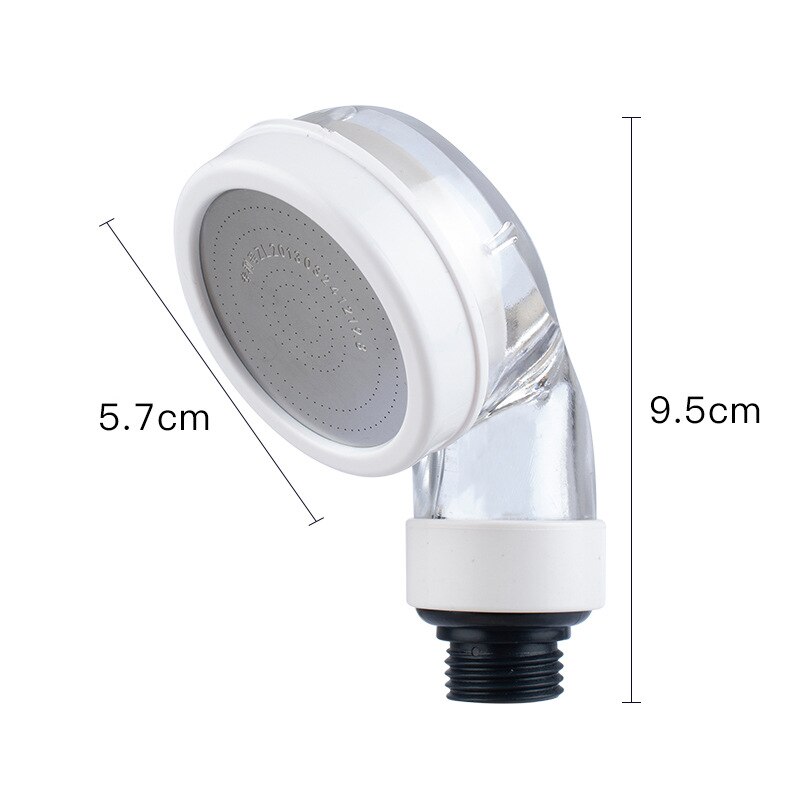 Stonestream Handheld Shower Head Water Saving Rainfall Bathroom Shower Head 3 Filters For Hairspring Bathroom Accessories: 1 function-white