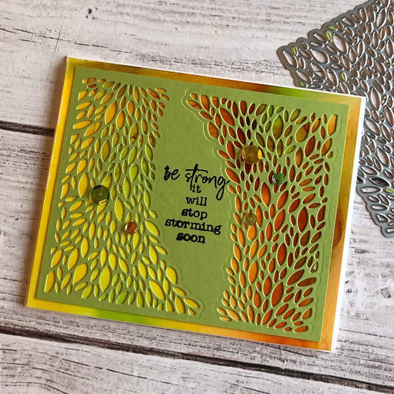 Thumbnail Leaves Pattern Metal Cutting Dies Stencils Thumbnail Leaves Die Cut For Card Making DIY Embossed Crafts Cards