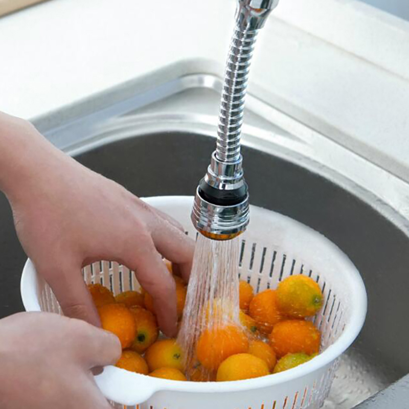 Køkken tilbehør 2 tilstande fleksibel vandhane forlænger højtryks dyse filter tap adapter køkkenudstyr leverer varer