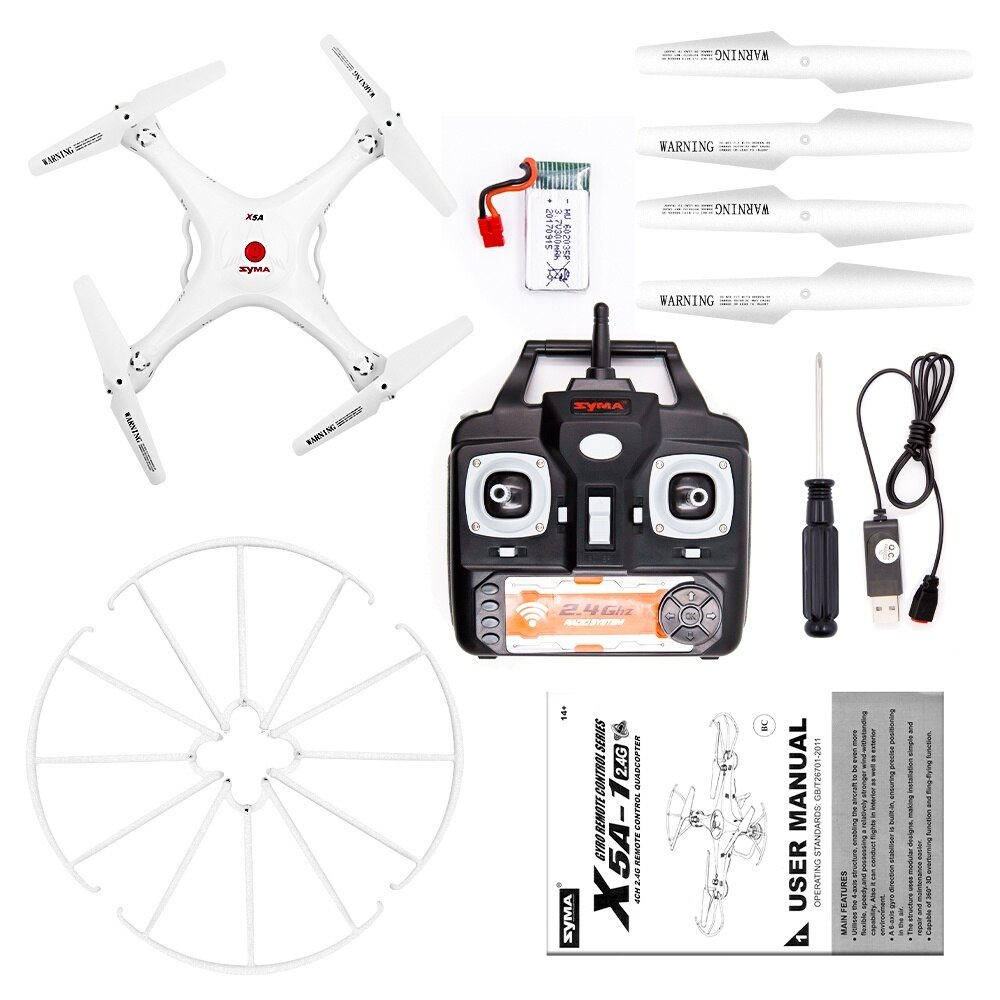 Syma X5A X5A-1 Drone 2.4G 4CH RC Helicopter Quadcopter met Geen Camera, Vliegtuigen Drone