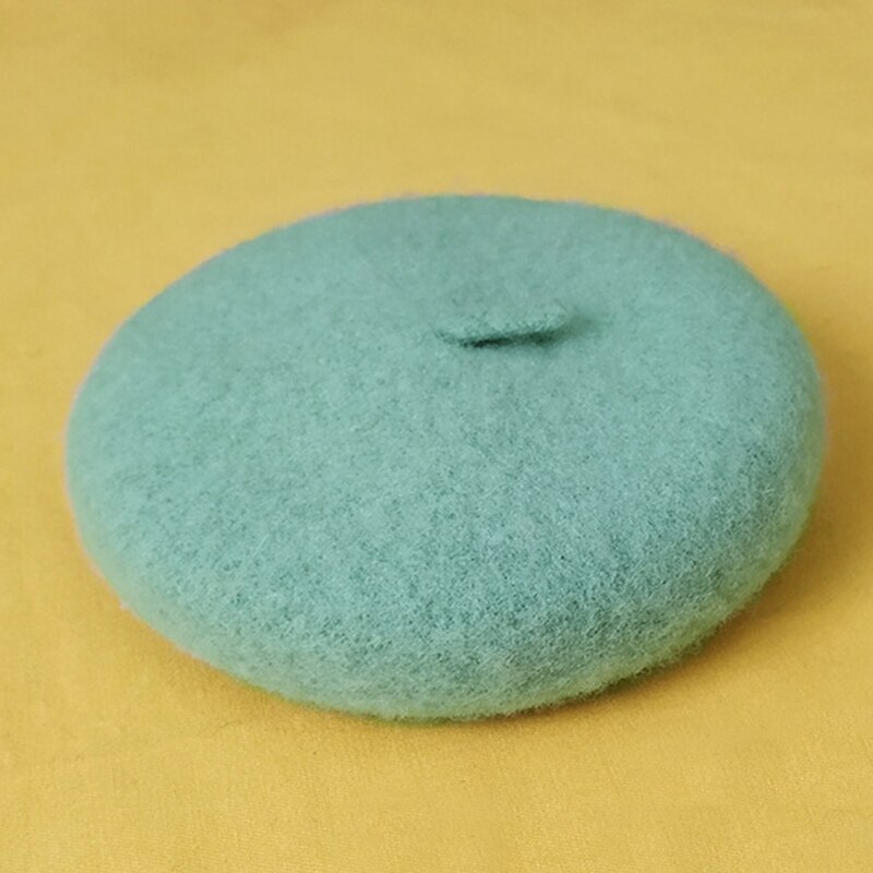 Solid Color Pet Hat Painter Wool Hat Dog Beret Mini Decorative Photo Headwear Pet Memorial Christmas Luxury Beret Hat: 11