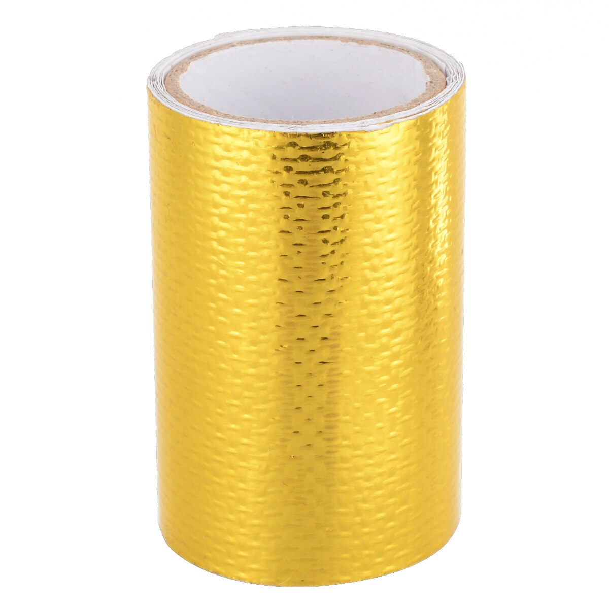 1 Roll 5cm*80cm Gold High Temperature Heat Shield Wrap Tape Adhesive Reflective Engine Fiberglass Tape