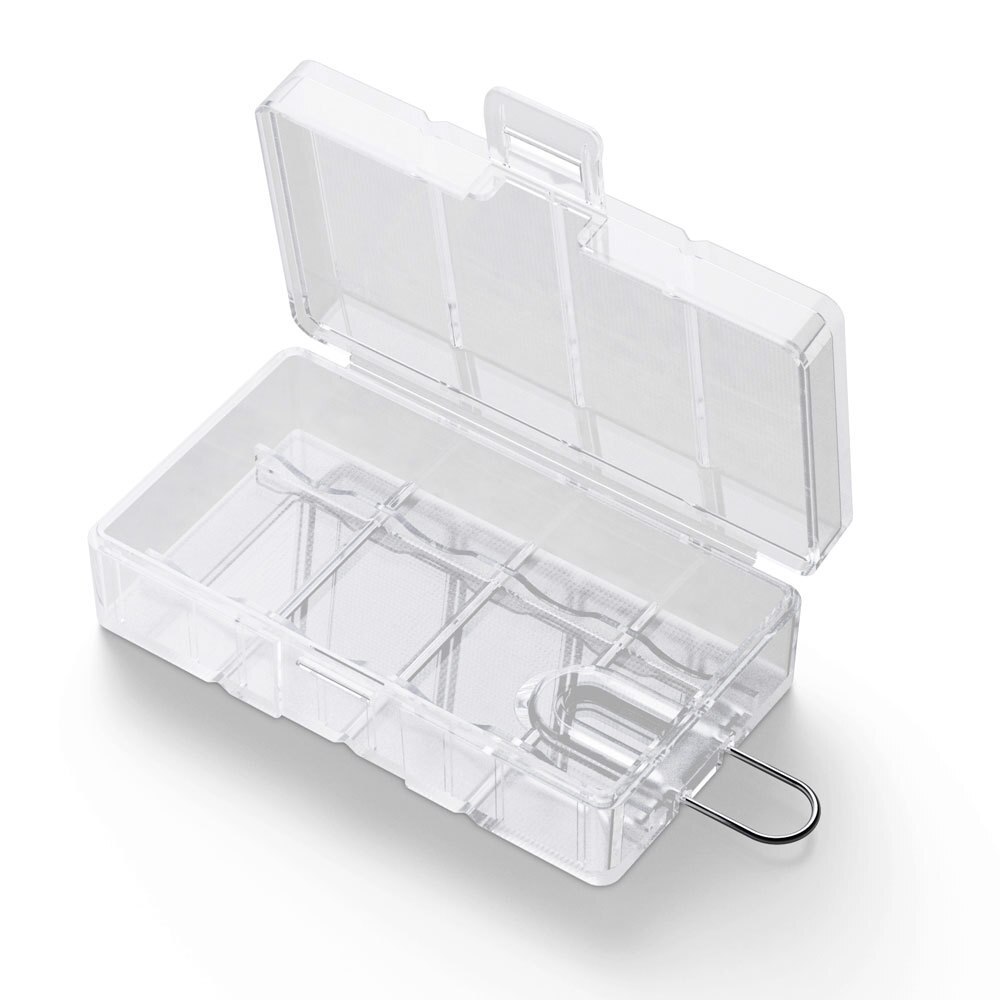 4 Slots RCR123 CR123A 16340 Batterij Opbergdozen Case Transparant Hard Plastic Voor 4 Stuks 16340 Batterij Houder Container Box