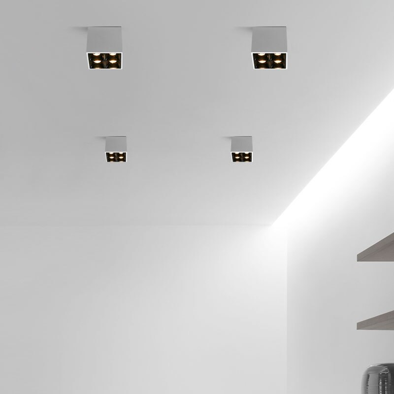 Mode Wit Zwart Plafond 8W Led Cob Cree Kleine Spotlight Business Hotel Techniek Muur Wash Lamp Interieur Verlichting