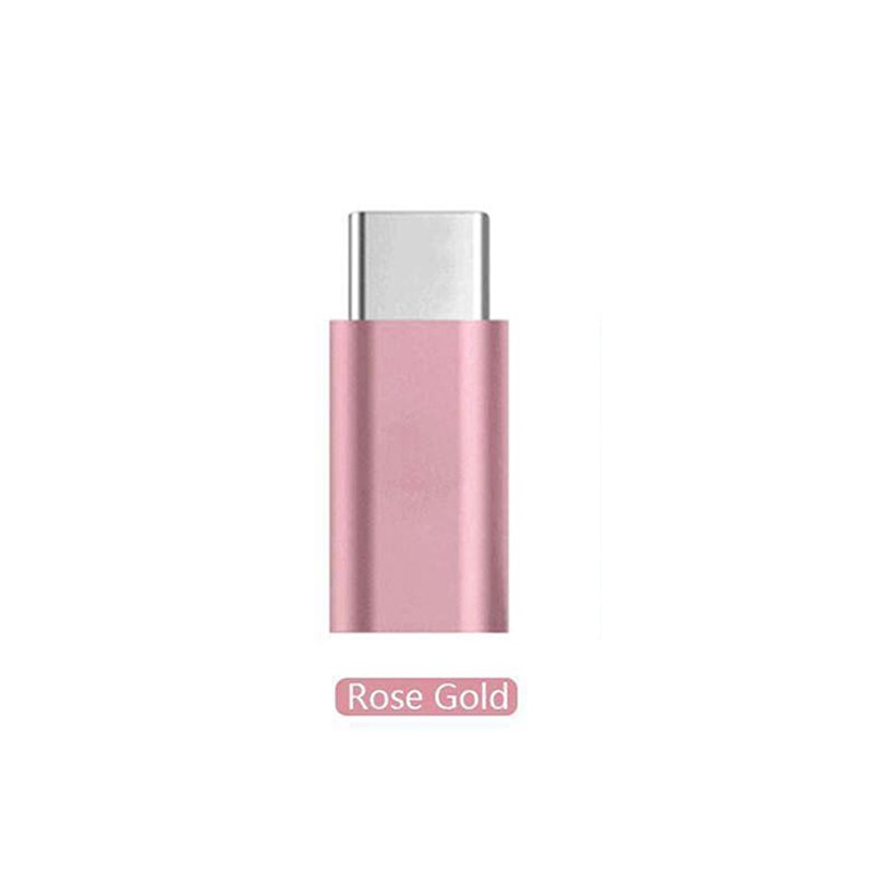 Mini tipo C a Audio USB C USB da 3.1 a 3.5mm AUX Jack adattatore per auricolare portatile per Xiaomi 8 per Huawei LeTV 2 Nut pro: Rose Gold