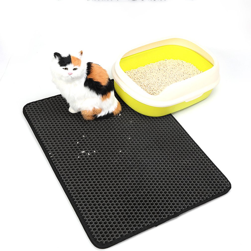 Splash Reusable Cat Cat Sand Box Waterproof Potty Pet Toilet Cat Potty Universal Pet Products Eva Double Cat Litter Mat