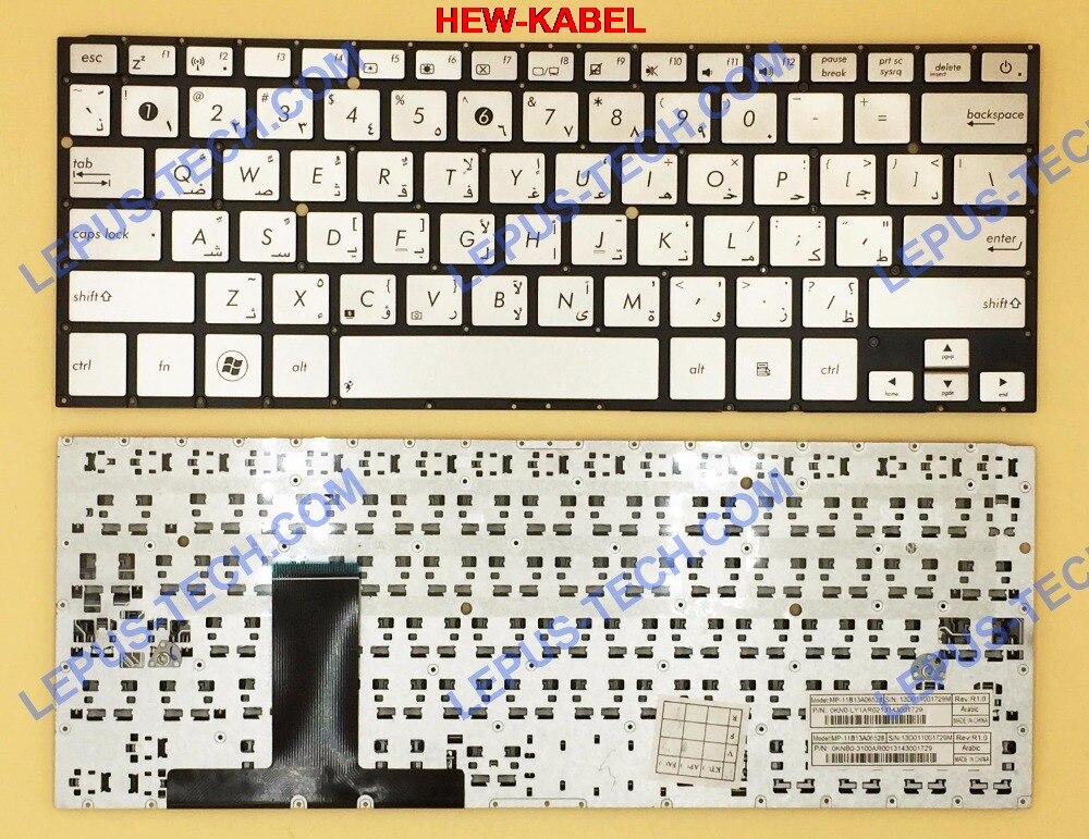 Original AR US Keyboard for ASUS UX31 UX31E keyboa... – Grandado