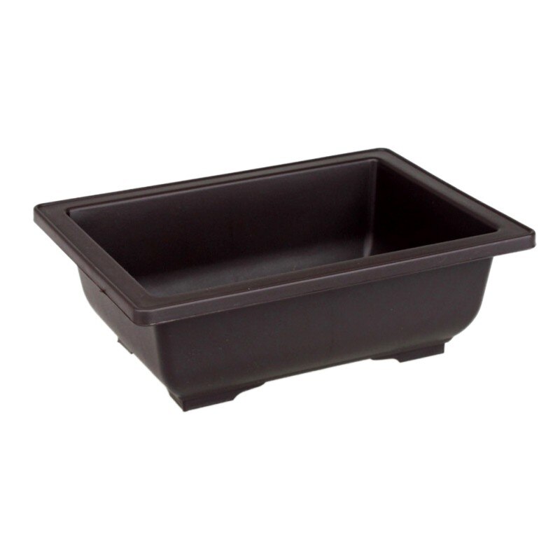 High Garden Pots Flower Planters Pot Imitation Balcony Square Pots Flower Bonsai Bowl Planter Rectangle Bonsai