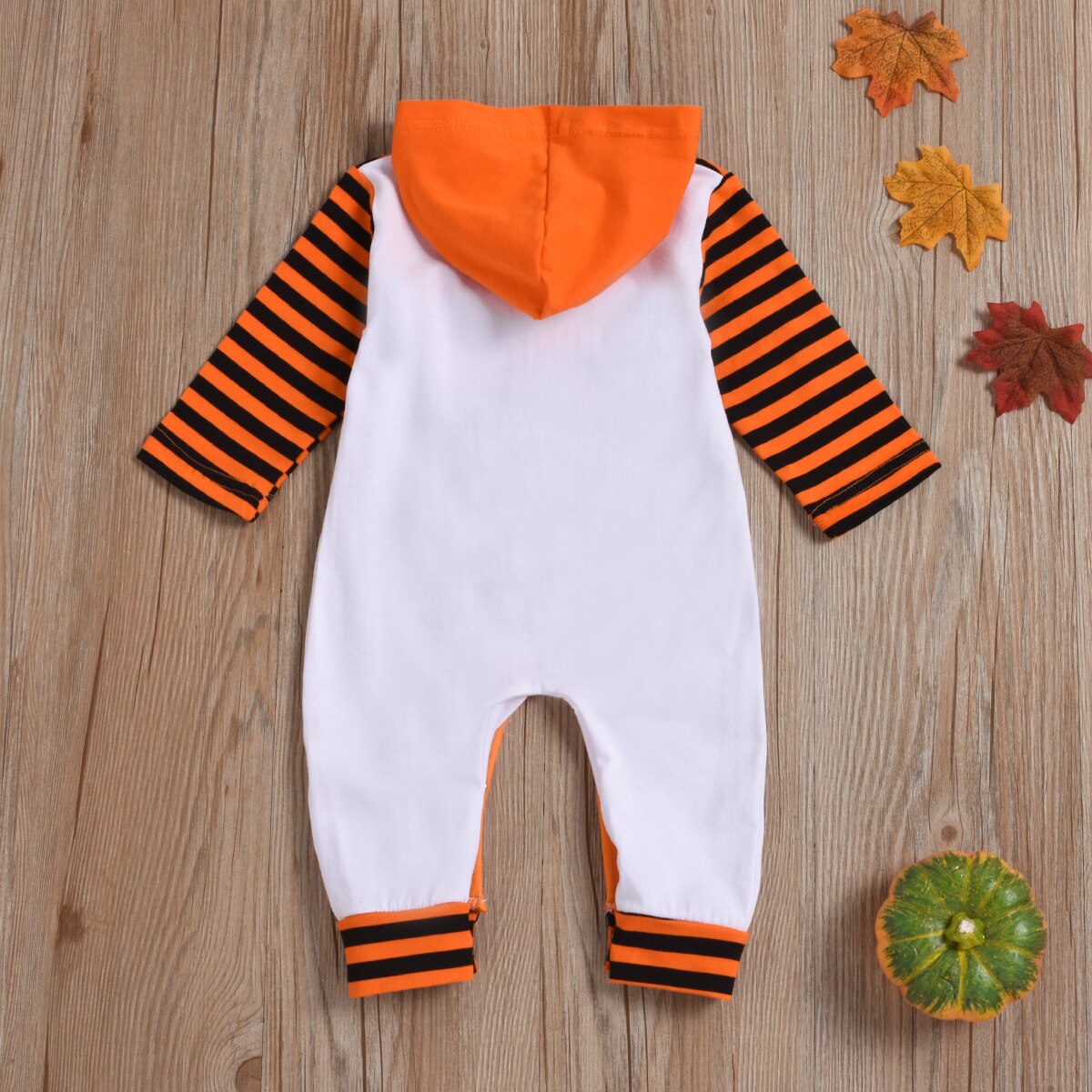 Bébé filles garçon infantile à capuche barboteuse Thanksgiving mignon dessin animé Animal turquie vêtements de fête à manches longues combinaisons printemps automne