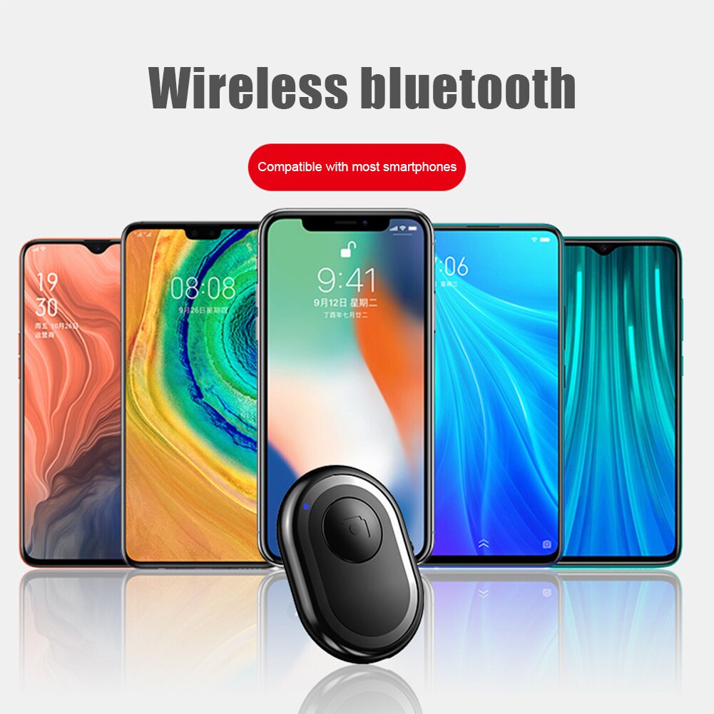 Mini Wireless Controller Bluetooth-compatible Remote Control Button Photo Self-timer Shutter Release Selfie For Android IOS