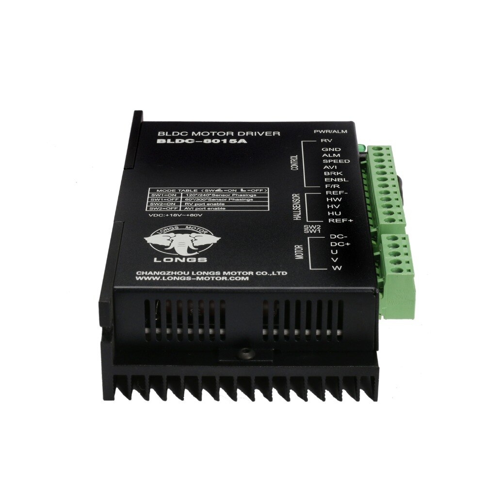 Brushless DC Motor Driver BLDC-8015A,80VDC,5000RPM Super Reprap 3D Printer CNC MILL LONGS MOTOR