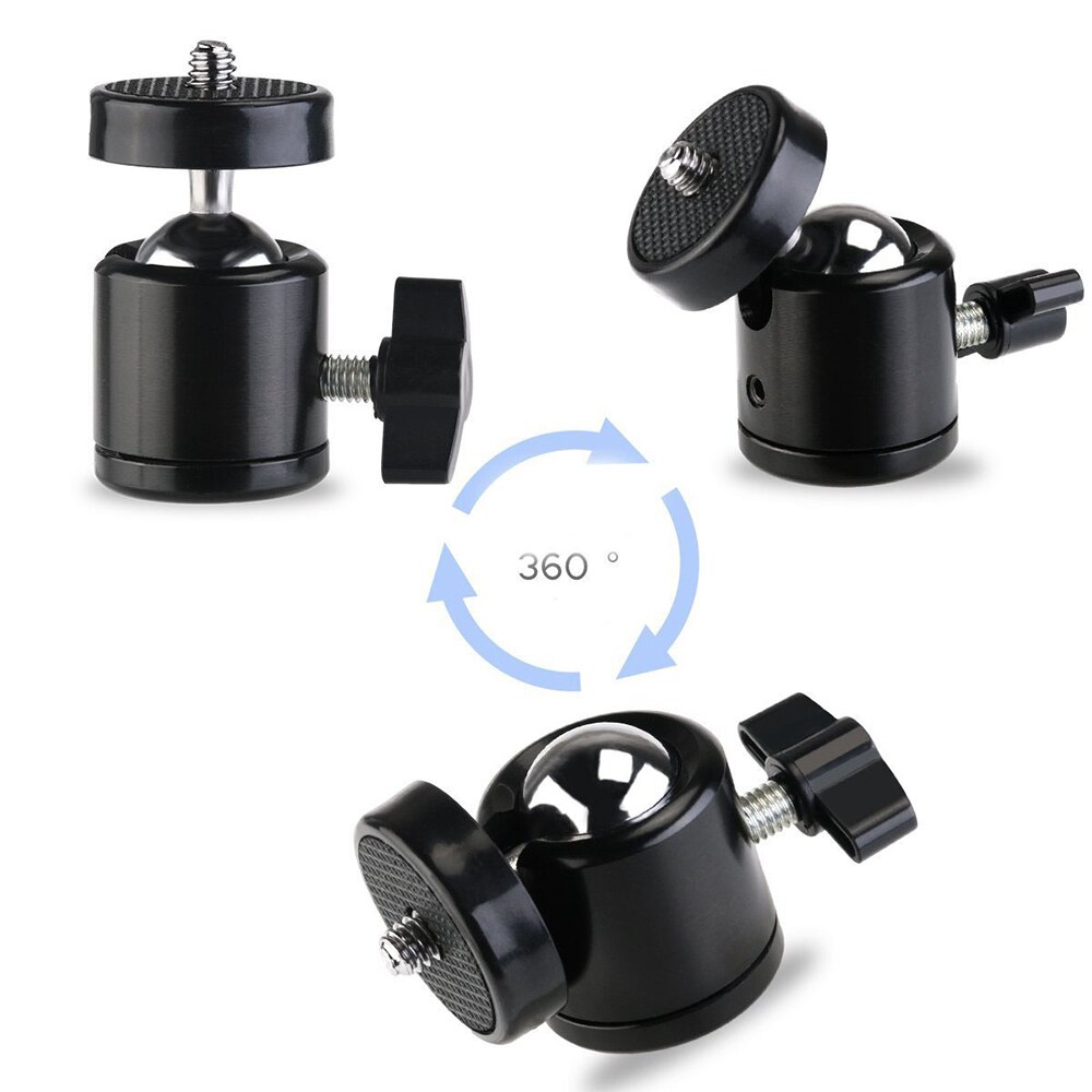 1/4 "Schroef Mount Stand Dslr Mini Statief Mini Bal Hoofd Statief Van 360 Swivel Dslr Dv Camera Mini statief Dsr Balhoofd