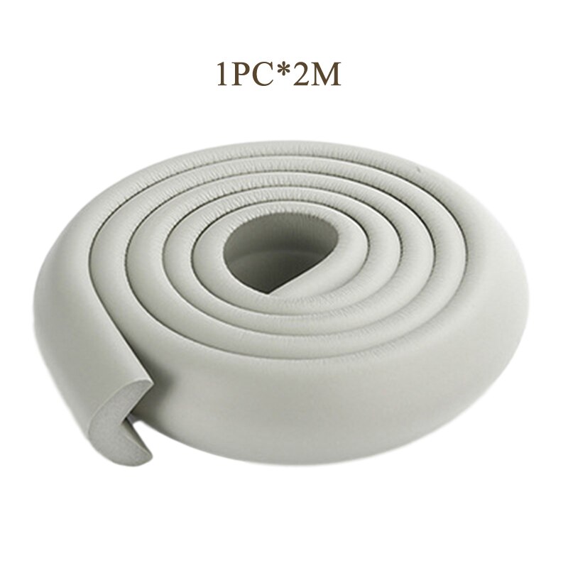 Baby Safety Corner Protector Home Edge Table Furniture Corner Baby Proof Protection Cover for Kids Child Safety Anticollision: 1pc gray stripe