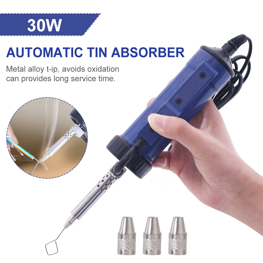 2022 Automatische Desolderen Pomp Draagbare Handheld Vacuum Soldeer Sucker Tin Removal Tool Diy Voor Dikke Film Geïntegreerde Schakelingen