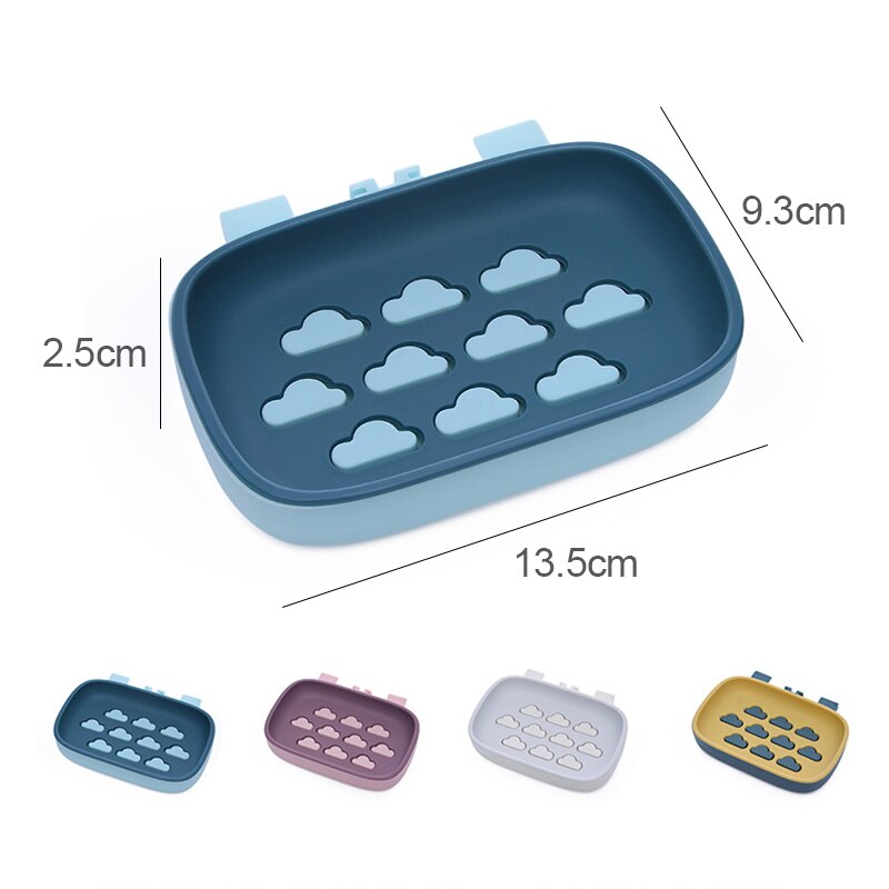 Doccia Portasapone 1 Pc Doppio Strato di Plastica Del Sapone di Drenaggio Scatola di Sapone Titolare Accessori per il Bagno antiscivolo Piatto Drenante strumento