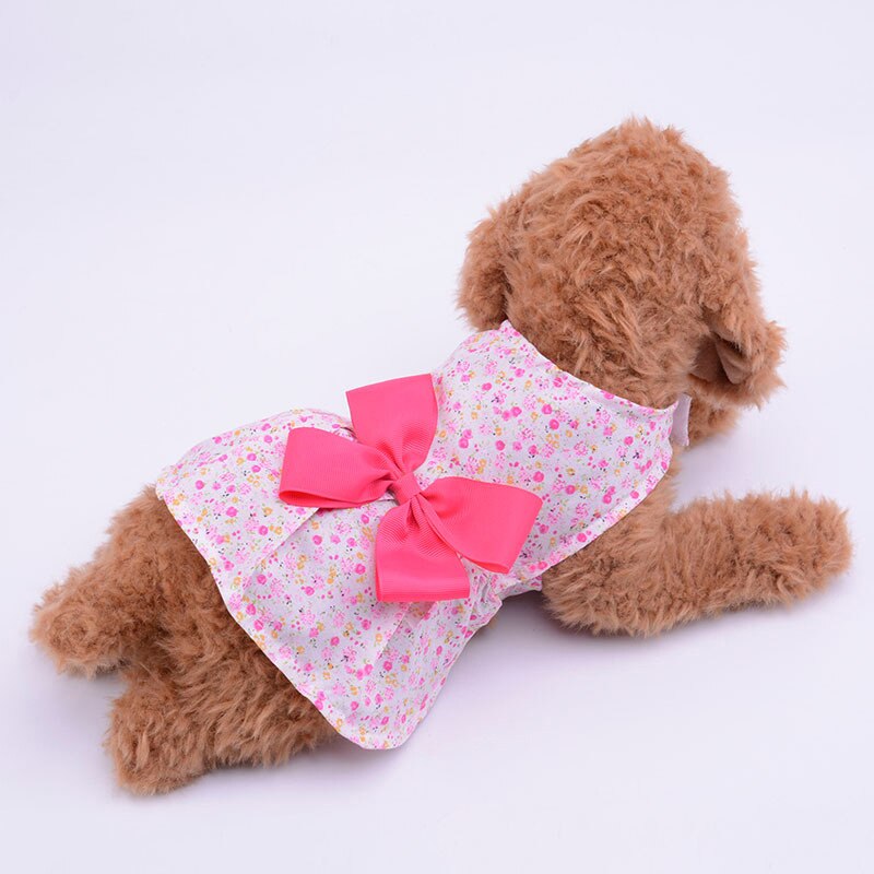 Jupe de chien à nœuds pour chiens | printemps et été, jupe fleurie à la , vêtements pour chiens, vêtements pour chiots de ,