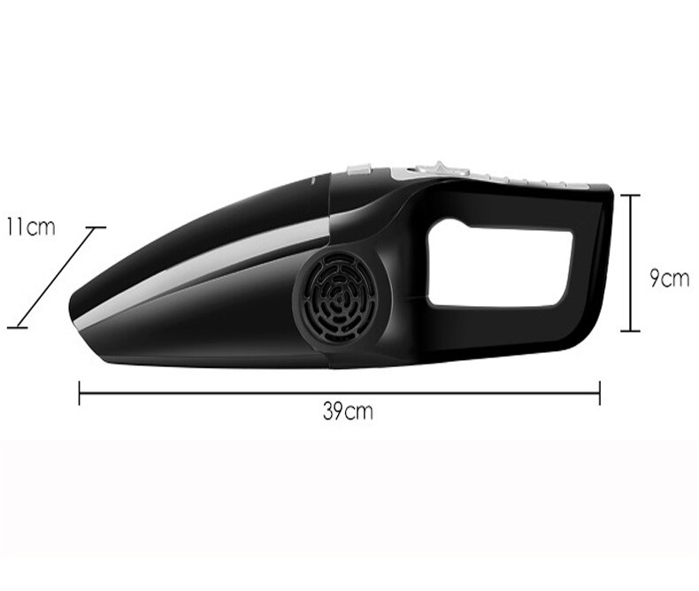 Aspiradora de vehículo de 120W, fuerte succión, seca, húmeda, doble uso, alta potencia, 12V, Mini para coche
