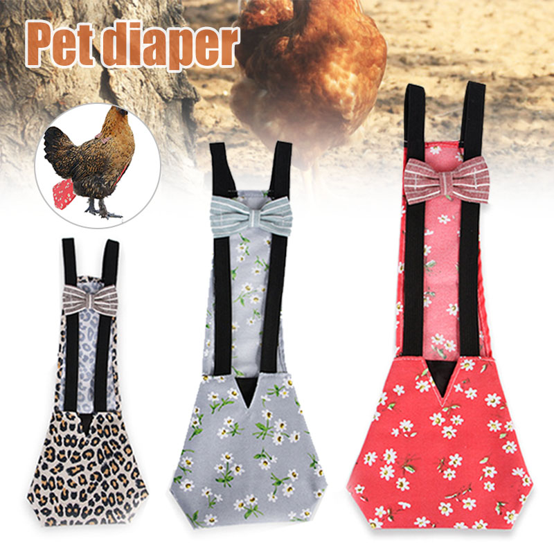 Washable Pet Diaper Wearable Poultry Diaper Duck Hen Goose Defecation Positioning Diapers MYDING