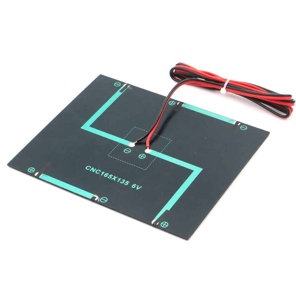 6V 3.5Watt met 100cm verlengen kabel Zonnepaneel Polykristallijn Silicium DIY Battery Charger Module Mini Solar Cell draad speelgoed