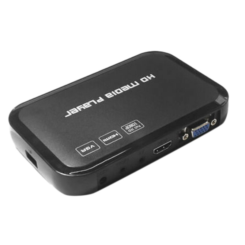 1080P Full HD Multi Media Player HDMI+VGA+AV+USB+SD HDD Player with H.264,MKV,DixV HD,MPEG 2-TS,VC-1,WMV9 with EU Plug