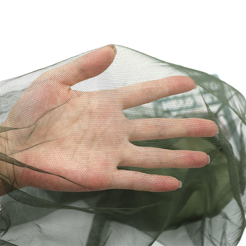 Muggennet voor het hoofd, insectennet voor de muts, bescherming tegen vliegen, muggen en andere insecten, gezichtsmasker voor nachtvissen