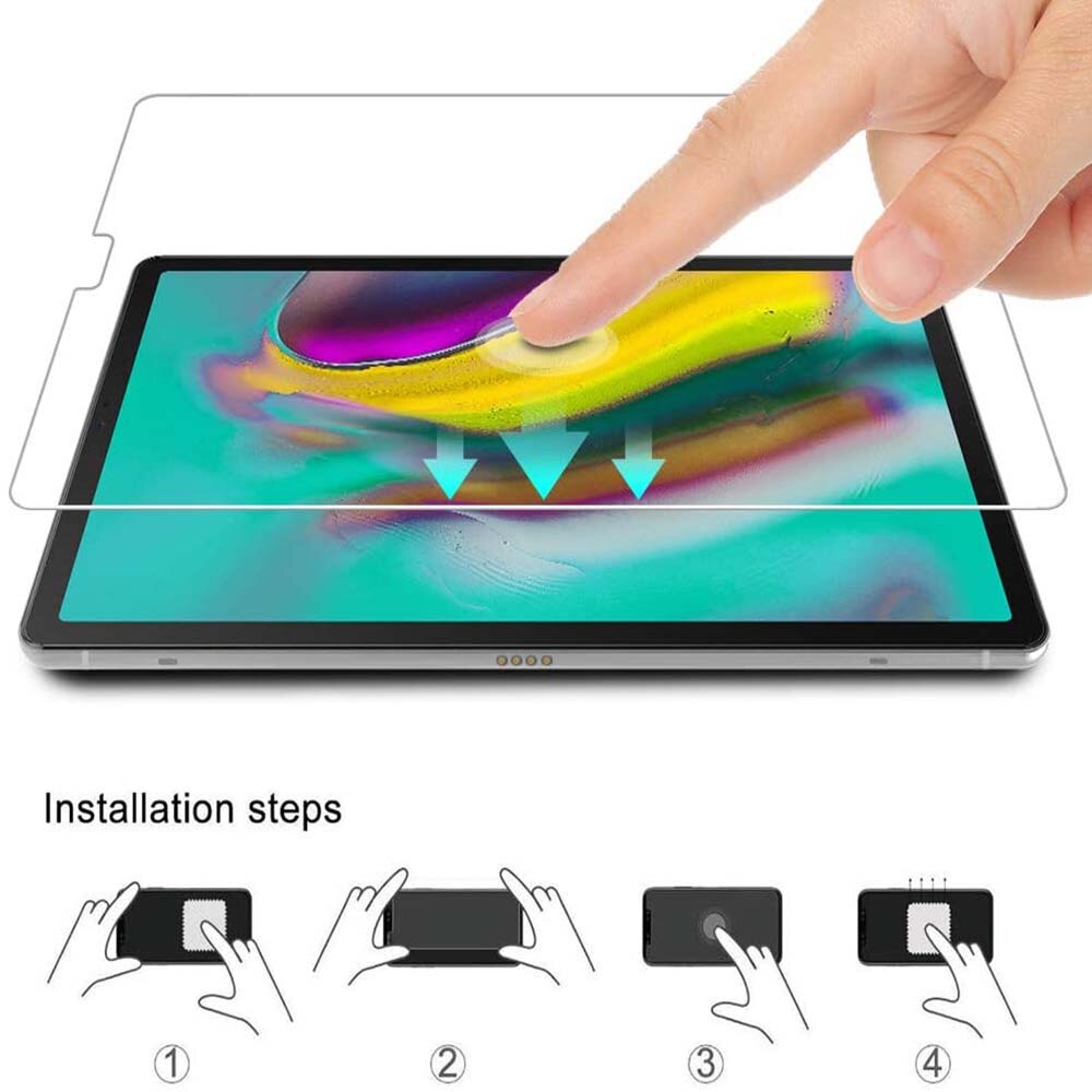 Vidrio Templado HD para Samsung Galaxy Tab S5E T720, película protectora Ultra transparente para tableta, Protector de pantalla completa