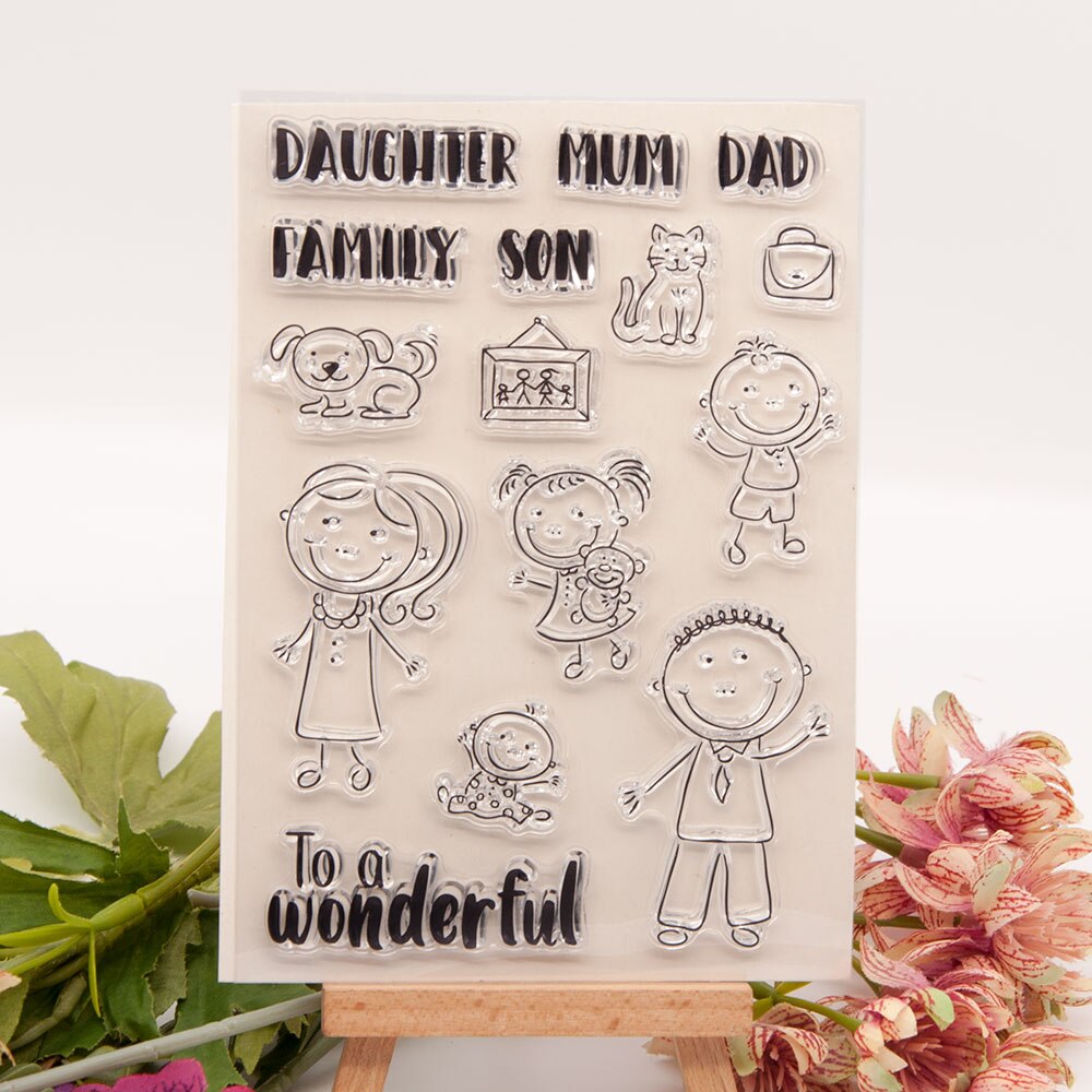 KOFUN Meerjungfrau Stempel Transparent - Silikon Stempel Für Scrapbooking & DIY