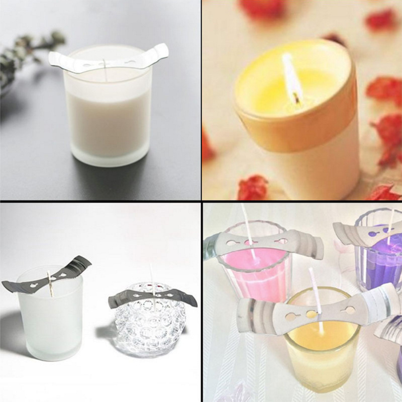 100 Uds. Mechas de vela de algodón sin humo DIY, suministros para hacer velas perfumadas, accesorios para velas, mechas de cera para fabricación de velas