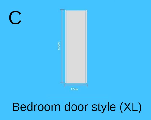 Clear Child Safety Door Hinge Protector Cover Finger Pinch Guard Baby Security for The Back of Door Domestic Kindergarten School: 17 x 140cm