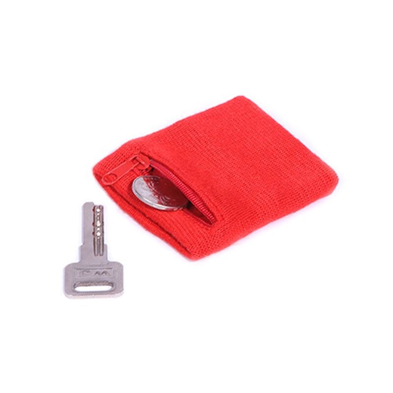 Handled plånbok påse band dragkedja löpning resor gym cykling säker sportväska