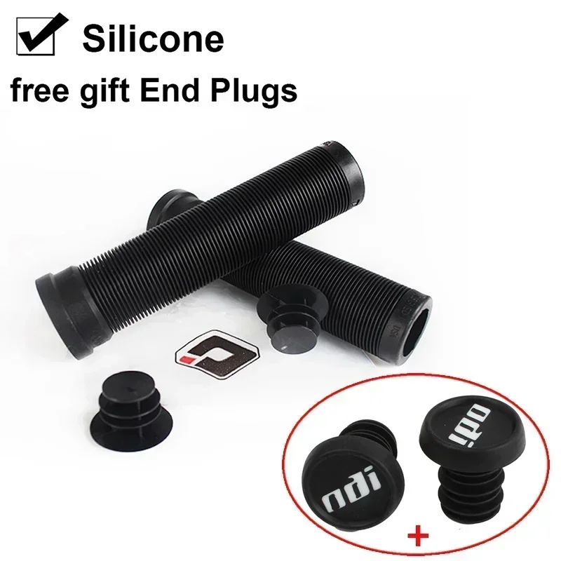 ODI Bicycle Handlebar Grips Antislip Silicone Cycling Cuffs Mountain Bike Bar End Plugs Grip Cap BMX Mtb Folding Bike Parts: Maple