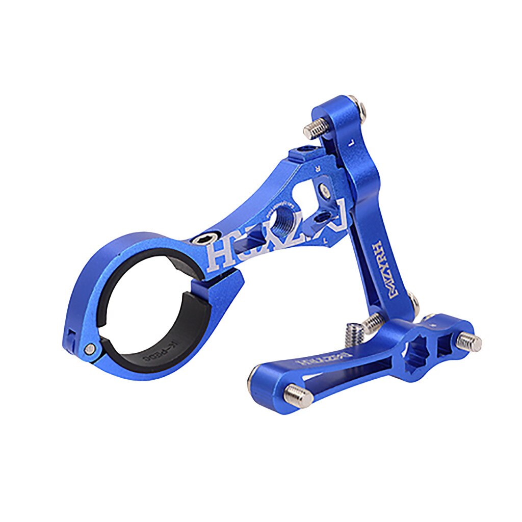 Fiets dubbele bidonhouder zadel adapter verstelbare waterfles houder fiets bidon beugel fiets drinkbeker houder accessoires #40: Blauw 