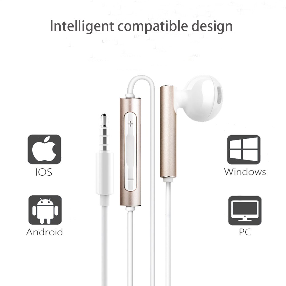 Original Huawei Kopfhörer Metall Headset W/ Mic Control 3,5mm Ohrhörer für Mate 30 20 20x P30 Mate 20 ehre 10 20 20i V10 V20 9 P8