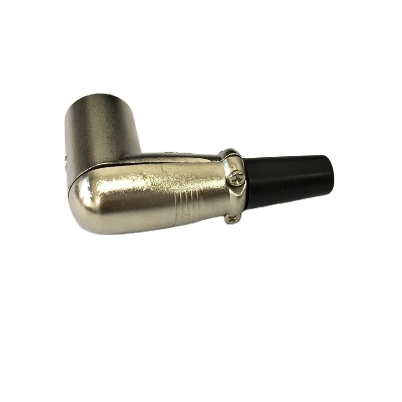 Kanon Xlr Male Connector 3 Pins Haakse 90-Graden Voor Microfoon